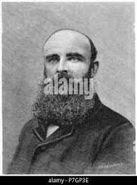 Sir Frederick Napier Broome. Western Australia 1888 old antique print  picture Stock Photo