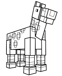Does your child have a favourite pet or cute animals? Printable Horse Minecraft Coloring Page Topcoloringpages Net