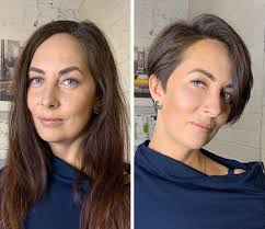 Por fin he cambiado mi look con este corte corto. No sé si me queda bien o  no.😥