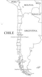 Mapa De Chile Con Nombres Regiones Y Capitales Para Descargar E Imprimir