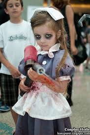Bioshock Little Sister Cosplay Bioshock Little Sister Elliot Has Already Said This Is What She Wants To Be For Halloween Lol Child G Little Sister Cosplay Bioshock Cosplay Bioshock