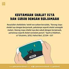 Dakwah Design Studio On Instagram Keutamaan Shalat Isya Dan Subuh Dengan Berjamaah Shalat Isya Subuh Is Gd Gpdte Is Gd Gpd Motivasi Instagram Pendidikan