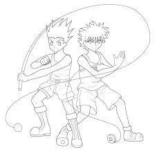 But such pursuits require a license, and less than one in a hundred thousand can pass the grueling qualification exam. Gon And Killua Hunter X Hunter 1 Coloring Page Free Printable Coloring Pages For Kids