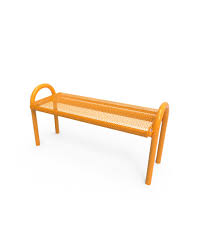 They fit under tables for easy storage and can be used for both relaxation and dining. Modern Backless Bench Parktastic Park Warehouse