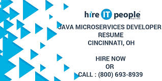 Built and deployed docker containers to break up monolithic app into microservices. Java Microservices Developer Resume Cincinnati Oh Hire It People We Get It Done