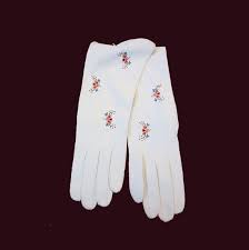 Best French Kid Gloves Grenoble Wedding France Floral Crewel Stitched Vintage From Morning Glorious Kid Gloves French Kids Vintage Accessories