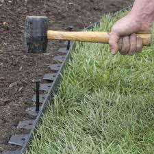 Easily cut the coil with garden shears or utility scissors to use in multiple garden beds. Easyflex 100 Ft No Dig Landscape Edging Black Walmart Com Walmart Com