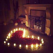 Candle Petal Roses Romantic Room Romantic Surprise Romantic Night