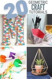 Diy home decor crafts are fun but making something that will actually have decor value may be a bigger challenge than you've anticipated. 20 Diy Geometric Decor Craft Ideas For Your Home