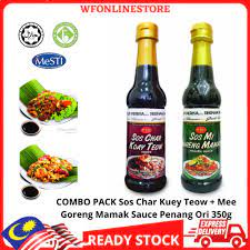 Setakat tuang kicap semua orang boleh melakukannya. Buy Combo Pack Sos Char Kuey Teow Mee Goreng Mamak Sauce Penang Ori 350g Seetracker Malaysia