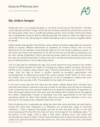 That's an ethical question that cannot be adequately answered on an imdb faq page. My Sisters Keeper Phdessay Com