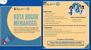 Check spelling or type a new query. Terakhir Hari Ini Dinkes Kota Bogor Buka Lowongan Kerja Untuk Ditempatkan Di Pusat Isolasi Covid 19 Tribunnews Bogor