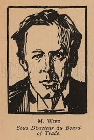 Frank Wise, British civil servant at the Board of Trade, who … stock image 