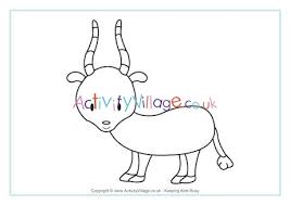 Today we will be coloring this cute gazelle below, grab your coloring pencils, and let's add some colors and have a blast. Gazelle Colouring Page