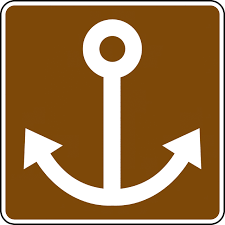 Used as background color for guide and information signs related to points of recreational or cultural interest. Marine Recreation Area Color Clipart Etc