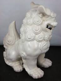 Huge collection, amazing choice, 100+ million high quality a guardian lion, also called a fu or foo dog, in the temple of literature in hanoi, vietnam a. Pair Of White Ceramic Foo Dogs Mecox Gardens