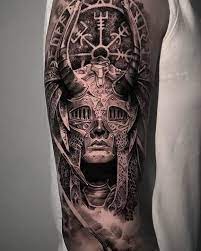 See more ideas about valkyrie tattoo, viking tattoos, sleeve tattoos. No Name Tattoo Art Co On Instagram For English Re In 2021 Valkyrie Tattoo Viking Tattoos Viking Tattoo Sleeve