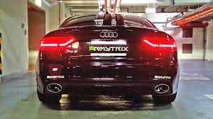 Insane Audi Rs5 W Armytrix Cat Back Valvetronic Exhaust Sound Audi Rs5 Exhaust Sounds Audi