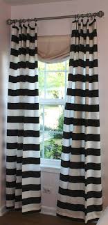 Black And White Striped Drapes Black And White Cabana Stripe Drapes Horizontal Stripe Curtain 3 Black And White Horizontal Stripe Curtain Black Curtains Striped Curtains Decor