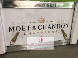 Moet Chandon 3d Champagne Bottles Wall Art Mirror Wall Decor Bottle Wall Classic Wall Mirrors