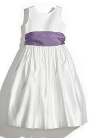 Girls Us Angels White Tank Dress With Satin Sash Size 10