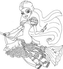 Clawdeen schools out coloring sheet. Monster High Coloring Pages Pdf Coloring Home