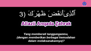 Dengan nama allah, maha pengasih, maha penyayang. Surah Insyirah Rumi Dan Terjemahan Bacaan Mishary Rashid Alafasy Youtube