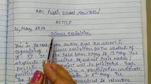 Notice writing follows a format or a structure. How To Write Notice In English Notice Writing Class12 Notice Writing Class 11 Format Sample Youtube