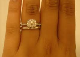 Does Anyone Have A Pave Engagement Ring With A Plain Wedding Band By Emeraldlover1 Pave Band Engagement Ring Plain Wedding Band Pave Engagement Ring