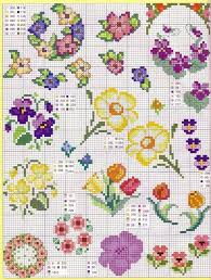 I don 't have a printer so i access the pattern and work from the screen. Cross Stitch Patterns Small Flowers Novocom Top