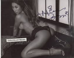 NICOLE DOSHI ADULT VIDEO FILM PORN STAR IN PERSON SIGNED 8X10 PHOTO COA