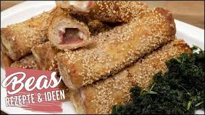 Die Besten French Toast Rollchen Mit Sesam Herzhaft Gefullte Toast Rollen Youtube Rezepte Herzhaft Schnelles Essen
