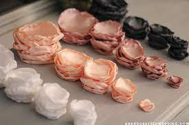 How To Make A Fabric Flower Bouquet Fabric Flowers Fabric Flowers Diy Fabric Flower Bouquet