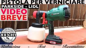 Para comprar pistola pintura leroy merlin solo tienes que seleccionar el producto que deseas y hacer tu compra por internet. Video Breve Pistola Per Verniciare Ricaricabile A Spruzzo Parkside Lidl Pfsa 20 Li A1 Batteria Youtube