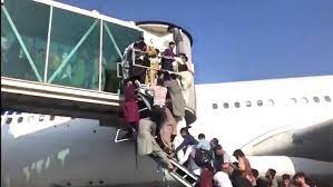 A body was found in the landing gear of a us plane that departed kabul on monday, reports said. Asc4ubhj2cox0m