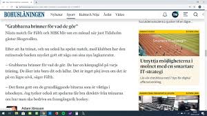 Det här är en uppskattad funktion som gör att du får ut så mycket som möjligt av din prenumeration. I Bohuslaningen Nu Munkedals Bk Svenskalag Se