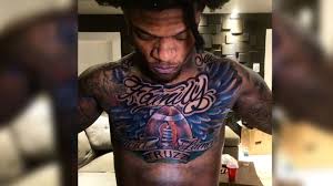 He got his first tattoo when he was 16 and has been addicted to getting tattoos since. Lamar Jackson Got A Massive Faith Family And Football Tattoo
