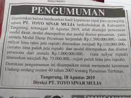 Contoh Iklan Pemberitahuan Brainly Materi Pelajaran 10