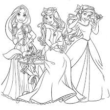 Dibujo Colorear Princesas Disney
