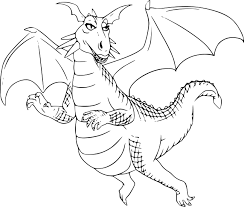 Nourriture cherche et trouve coloriage. Coloriage Dragon Shrek A Imprimer Et Colorier