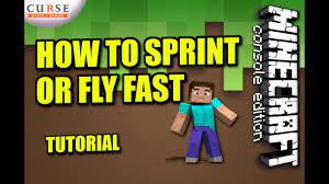 Java edition (pc/mac), windows 10 edition, education edition: Minecraft Ps3 Ps4 How To Sprint Or Fly Fast Tutorial Xbox Pc Pe Wii Youtube