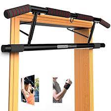 Are pull up bars safe? Review For Amazefan Pull Up Bar Doorway With Ergonomic Grip Fitness Chin Up Frame For Home Gym Exercise 2 Professional Quality Wrist Straps Workout Guide No Installation Needed Fits Almost All Doors