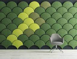 These Scale Shaped Tiles Will Soundproof Your Room With Style Acoustic Wall Acoustic Panels Acoustic Wall Panels