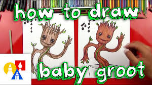 Subscribe, like and share this video and check o. How To Draw Baby Groot Youtube