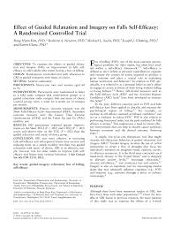 PDF) The Effect of Guided Relaxation and Exercise Imagery