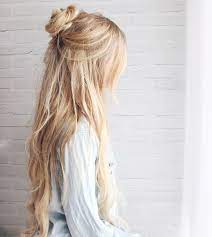 Long, sensual beach waves are all the rage and what better way to show them off than with gorgeous platinum blonde highlights. Long Haircuts Blonde Novocom Top
