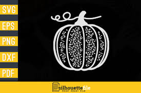 Halloween Leopard Pumpkin Silhouette Graphic By Silhouettefile Creative Fabrica