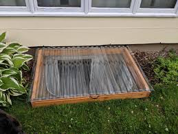 I used clear corrugated greenhouse roofing to allow. Build And Design Your Own Custom Egress Window Cover