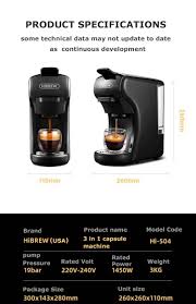 Keep this operating manual in a safe place for future reference. Hibrew 3 In 1 Full Automatic Coffee Machine With Hot Cold Milk Foaming Machine Dolce Gusto Nespresso Machine Set Capsule Coffee Machine Aliexpress