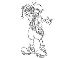Set off fireworks to wish amer. Roxas Kingdom Hearts Coloring Page Free Printable Coloring Pages For Kids